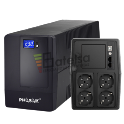 SAI Phasak Esential Interactivo 1000 VA/ 600 W PH 9410
