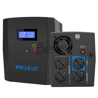 SAI Phasak Sirius Interactivo 1560 VA- 900 W PH 7315