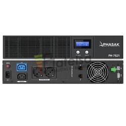 SAI / UPS Rack 2160VA 1400W Phasak PH7521 Sistema de Alimentaci�n Ininterrumpida con Bater�a Backup