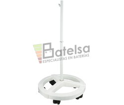 Soporte con ruedas para lupas y lmparas de trabajo