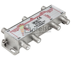 Splitter TV 1 entrada 6 salidas 5-2450MHz