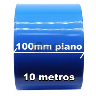 Termo retrctil PVC Azul 100mm Packs Bateras 10 Metros