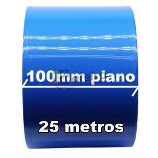 Termo retrctil PVC Azul 100mm Packs Bateras 25 Metros