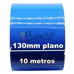 Termo retrctil PVC Azul 130mm especial Clulas 18650 Litio 10 Metros