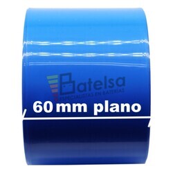 Termo retrctil PVC Azul 60mm Largo 1 Metro