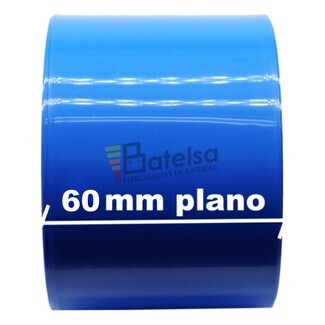 Termo retrctil PVC Azul 60mm Largo 1 Metro