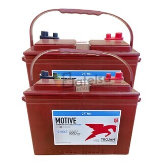 Trojan 27TMH Pack 2x12V, Bateras de ciclo profundo para manipulacin de materiales
