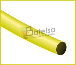 Tubo termoretrctil amarillo transparente Largo 1200mm Dimetro 25,4mm