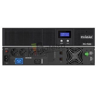 UPS Phasak PH 7530 3000VA 1800W Rack Line Interactive SAI de Respaldo para Servidores y Redes