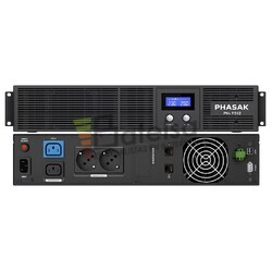UPS Rack Profesional 1260VA 720W Phasak PH 7512 Sistema de Alimentaci�n Ininterrumpida