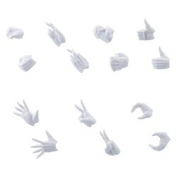 Accesorios Megalomaria Unlimited Universe Ex Hand Unit Female Type A WHITE Ver.