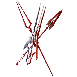Accesorios Neon Genesis Evangelion Metal Build 3 Spears Set for Eva 30th with the Spear Another Color
