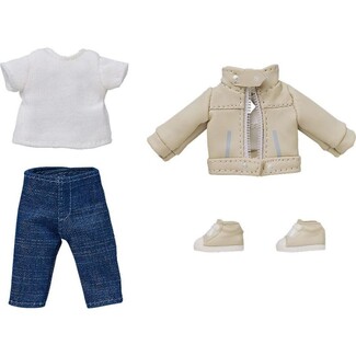Accesorios para las Figuras Nendoroid Doll Outfit Set: Leather Jacket (Ivory)