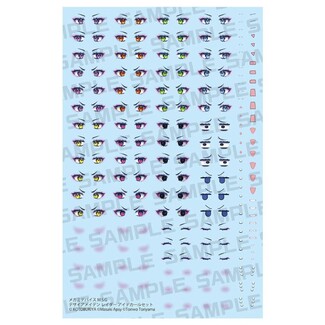 Accesorios para Maquetas Megami Device M.S.G. 1-1 Desire Maiden Raider Eye Decal Set