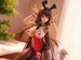 Estatua Amakano 2+ 1-4 Yuuhi Kurohime Bunny Suit Ver. 32 cm