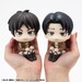 Estatua Attack on Titan Look Up Eren Jaeger & Levi Set (with gift) 11 cm
