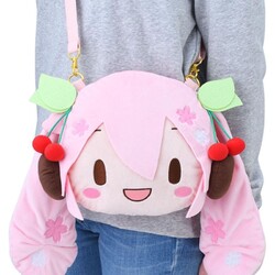 Bandolera Character Vocal Series 01: Hatsune Miku fuwa petit Sakura Miku Face (M)