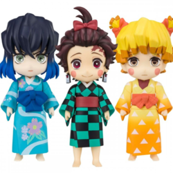 Blister 3 figuras Figuarts Mini Entertainmet District Demon Slayer Kimetsu No Yaiba 9cm