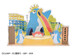 Cardcaptor Sakura: Clear Card Acryl Diorama Background (King Penguin)