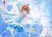 Estatua Cardcaptor Sakura 1-7 Sakura Kinomoto Battle Costume Water Ver. 36 cm