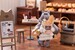 Estatua Decorated Life Collection Tea Time Cats - Cat Town Bakery Staff & Customer Set 12 cm