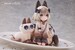 Estatua Decorated Life Collection Tea Time Cats x Siamese Cat Azuki-san Friendship Collaboration Exclusive Set 18 cm