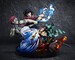 Figura Demon Slayer: Kimetsu no Yaiba Tanjiro Kamado & Giyu Tomioka & Akaza 13 cm