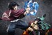 Figura Demon Slayer: Kimetsu no Yaiba Tanjiro Kamado & Giyu Tomioka & Akaza 13 cm