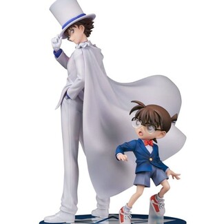 Estatua Detective Conan F:NEX 1-7 Conan Edogawa & Kid the Phantom Thief 29 cm