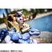 Estatua Digimon Adventure Serie G.E.M. Precious Metal Garurumon & Ishida Yamato 30 cm