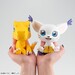 Estatua Digimon Look Up Agumon 11 cm