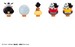Set de Figuras Dragon Ball Z Yuracolle Series Collection 01 6 cm