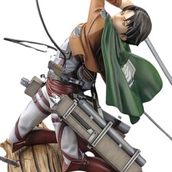 Estatua Attack on Titan ARTFXJ 1/8 Levi Renewal Package Ver. 28 cm