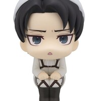 Estatua Attack on Titan Look Up Levi Cleaning up Ver. 11 cm