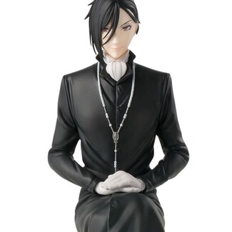 Estatua Black Butler: Boarding School Arc PM Perching Sebastian Michaelis 16 cm