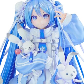 Estatua Character Vocal Series 01: Hatsune Miku 1-7 Snow Miku: Yukiiro Pop Ver. 24 cm