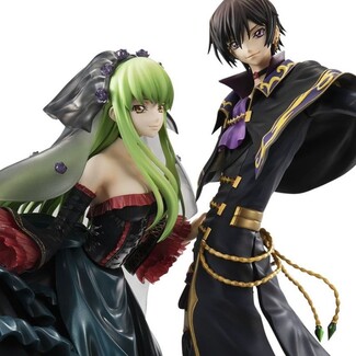 Estatua Code Geass: Lelouch of the Rebellion Pack de 2 Serie G.E.M. Precious L.L. & C.C. 20th Anniversary 25 cm