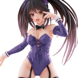 Estatua Date A Live V Desktop Cute Figure Kurumi Tokisaki Bunny Ver. Renewal 13 cm
