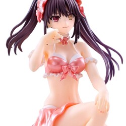 Estatua Date A Live V Noodle Stopper Kurumi Tokisaki Swimsuit Pastel Red Color Ver. 15 cm