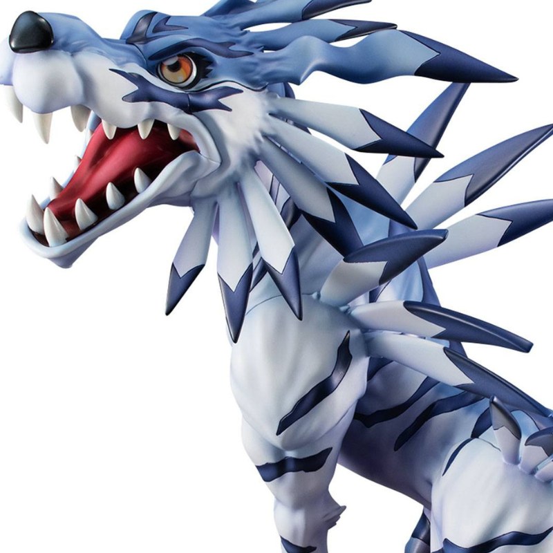 Megahouse - Statua Garurumon 28 Cm, Serie G.E.M. Precious, Digimon Adventure, Collezionismo