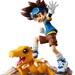 Estatua Digimon Adventure Serie G.E.M. Taichi Yagami & Agumon 20th Anniversary 12 cm