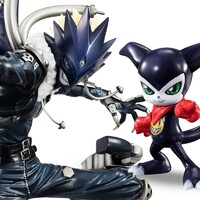 Estatua Digimon Tamers Serie G.E.M. Beelzebumon & Impmon 18 cm