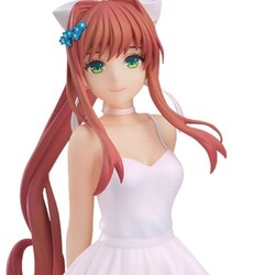 Estatua Doki Doki Literature Club! Pop Up Parade Monika: White Dress Ver. 18 cm