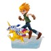 Estatua Figura Digimon Adventure Serie G.E.M. Yamato Ishida & Gabumon 2022 Ver. 12 cm