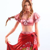 Estatua Final Fantasy VII Rebirth Static Arts Gallery Aerith Gainsborough (Swimsuit Ver.) 26 cm