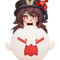 Estatua Genshin Impact Hu Tao Chibi Chara Yurayura Stand Ver. (re-run) 10 cm