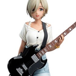 Estatua Girls Band Cry 1/7 Natsu wo Mankitsu shite Sakebe Series No. 3 Rupa 26 cm