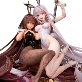 Estatua Goddess of Victory: Nikke 1-7 Noir & Blanc Bunny X 777 Ver. 28 cm
