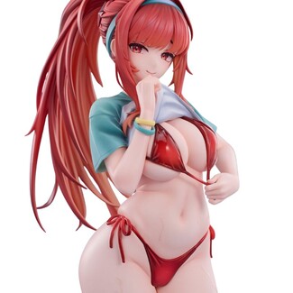 Estatua Goddess of Victory: Nikke 1-7 Rapi: Red Hood Red Flavor Deluxe Edtition 28 cm