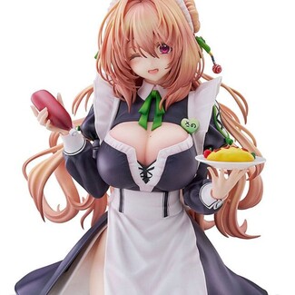 Estatua Hanikami Kanojo 1-6 Maid Maison Hanikami Kanojo Sano Hiiragi 20 cm